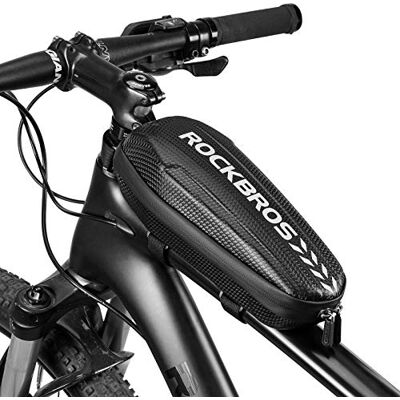 ROCKBROS Sacoche de Cadre Vélo VTT Étanche Sacoche de Vélo Route Coque Rigide Robuste Sac de Rangement Léger Top Tube de Vélo Pliant 1,1L/1,5L Noir ROCKBROS Sacoche de Cadre Vélo VTT Étanche Sacoche de Vélo Route Coque Rigide Robuste Sac de Rangement Léger Top Tube de Vélo Pliant 1,1L/1,5L Noir