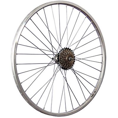 Taylor 26 Pouces Roue arrière vélo YAK19 Roue Libre à Visser 6 Argent Taylor 26 Pouces Roue arrière vélo YAK19 Roue Libre à Visser 6 Argent
