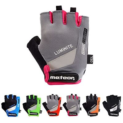 meteor Gants Cyclisme Demi-Doigts Gants de Vélo Sport Fitness pour Femme et Homme meteor Gants Cyclisme Demi-Doigts Gants de Vélo Sport Fitness pour Femme et Homme