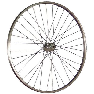 Taylor 28 pouces roue arrière vélo contre-pédale 622-19 argent Taylor 28 pouces roue arrière vélo contre-pédale 622-19 argent