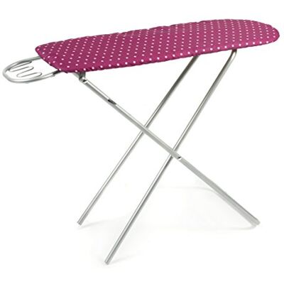 Bayer Chic 2000 742-29 Planche à repasser pour enfant Motif pois Mûre Planche à repasser stable pour enfants, pliable. Réglable en hauteur sur 3 positions (51 à 58 cm). Design moderne à pois Bayer Chic 2000 742-29 Planche à repasser pour enfant Motif pois Mûre Planche à repasser stable pour enfants, pliable. Réglable en hauteur sur 3 positions (51 à 58 cm). Design moderne à pois