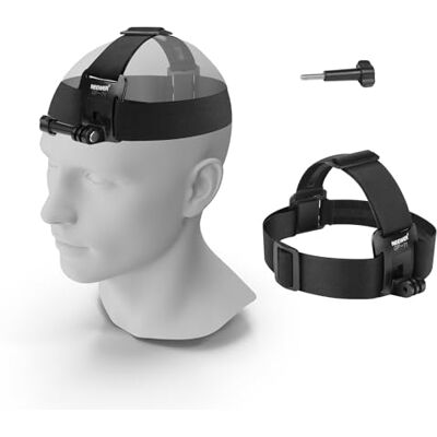 NEEWER Sangle de tête compatible avec GoPro Hero 13 12 11 10 9 8 Noir 7 Argent 7 Blanc Réglable Accessoires de caméra d'action pour enregistrement vidéo POV Cyclisme Surf GP-71 NEEWER Sangle de tête compatible avec GoPro Hero 13 12 11 10 9 8 Noir 7 Argent 7 Blanc Réglable Accessoires de caméra d'action pour enregistrement vidéo POV Cyclisme Surf GP-71