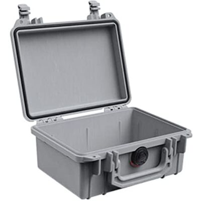 PELI 1150 valise antichocs pour caméra et photo, IP67 étanche à l'eau et à la poussière, capacité de 3L, fabriquée aux États-Unis, sans mousse, couleur: argentée PELI 1150 valise antichocs pour caméra et photo, IP67 étanche à l'eau et à la poussière, capacité de 3L, fabriquée aux États-Unis, sans mousse, couleur: argentée