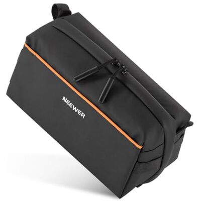 NEEWER Pochette Tech, étui de Rangement étanche pour Appareil électronique, Sac Transport avec Plusieur Compartiment & Bandoulière pour Accessoire Photo & Carte SD, Câble de Batterie & Chargeur, PB024 NEEWER Pochette Tech, étui de Rangement étanche pour Appareil électronique, Sac Transport avec Plusieur Compartiment & Bandoulière pour Accessoire Photo & Carte SD, Câble de Batterie & Chargeur, PB024
