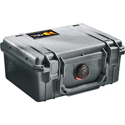 PELI 1150 Valise de protection étanche pour les instruments électroniques et optiques, IP67 étanche, capacité de 3L, fabriquée aux États-Unis, sans mousse, couleur: noire PELI 1150 Valise de protection étanche pour les instruments électroniques et optiques, IP67 étanche, capacité de 3L, fabriquée aux États-Unis, sans mousse, couleur: noire