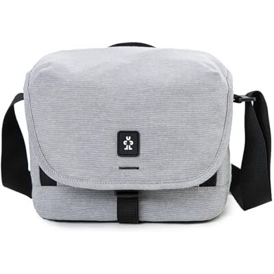 Crumpler Track Shot Camera Sling 2500 Sacoche pour appareil photo avec compartiment pour tablette 8,3" iPad Mini Gris chiné Crumpler Track Shot Camera Sling 2500 Sacoche pour appareil photo avec compartiment pour tablette 8,3" iPad Mini Gris chiné