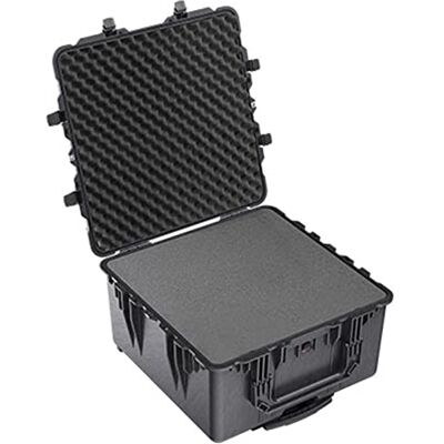 PELI 1640 valise de transport pour charges lourdes, étanche à l'eau et à la poussière IP67, capacité de 130L, fabriquée aux États-Unis, avec insert en mousse personnalisable, couleur: noire PELI 1640 valise de transport pour charges lourdes, étanche à l'eau et à la poussière IP67, capacité de 130L, fabriquée aux États-Unis, avec insert en mousse personnalisable, couleur: noire