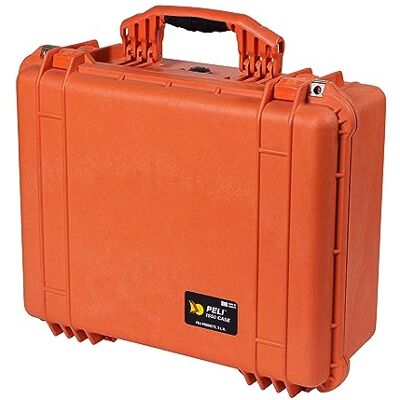 PELI 1550 valise de protection étanche, IP67 étanche à l'eau et à la poussière, capacité de33L, fabriquée en Allemagne, sans mousse, couleur: orange PELI 1550 valise de protection étanche, IP67 étanche à l'eau et à la poussière, capacité de33L, fabriquée en Allemagne, sans mousse, couleur: orange