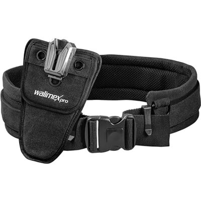 Walimex Pro Argus Clip pour appareil photo 100% métal avec ceinture rembourrée réglable de 85 à 145 cm, double sécurité, avec coussinet inclus, compatible avec Arca-Swiss Walimex Pro Argus Clip pour appareil photo 100% métal avec ceinture rembourrée réglable de 85 à 145 cm, double sécurité, avec coussinet inclus, compatible avec Arca-Swiss