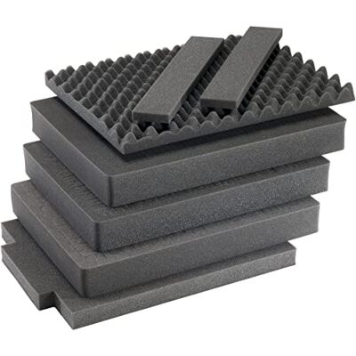 PELI 1607AirFS Set de Mousse de Rechange, Accessoire de la Valise Air Originale, Compatible avec : Air 1607, Couleur : Noir PELI 1607AirFS Set de Mousse de Rechange, Accessoire de la Valise Air Originale, Compatible avec : Air 1607, Couleur : Noir