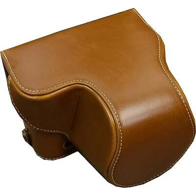Generic ZV-E1 Étui pour appareil photo, Zakao en PU avec ouverture par le bas, étui de protection en cuir pour Sony Alpha ZV-E1 ZVE1 avec bandoulière et mini sac, marron, Étui de beauté Generic ZV-E1 Étui pour appareil photo, Zakao en PU avec ouverture par le bas, étui de protection en cuir pour Sony Alpha ZV-E1 ZVE1 avec bandoulière et mini sac, marron, Étui de beauté