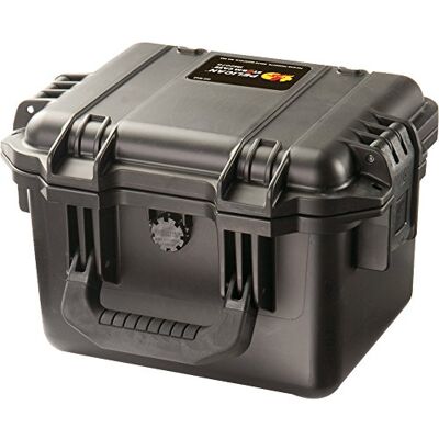 Pelican PELI Storm IM2075 petite valise étanche pour équipement de caméra, capacité 8L, fabriquée aux États-Unis, avec insert de mousse personnalisable, couleur: noire Pelican PELI Storm IM2075 petite valise étanche pour équipement de caméra, capacité 8L, fabriquée aux États-Unis, avec insert de mousse personnalisable, couleur: noire