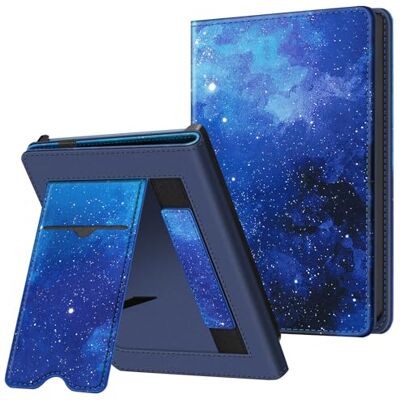 FINTIE Coque pour Pocketbook Fresh Pro/Pro Color (2023/2024) e-Reader Kickstand Étui de protection avec compartiment pour cartes, boucle de poignet et fonction veille/réveil automatique, ciel FINTIE Coque pour Pocketbook Fresh Pro/Pro Color (2023/2024) e-Reader Kickstand Étui de protection avec compartiment pour cartes, boucle de poignet et fonction veille/réveil automatique, ciel