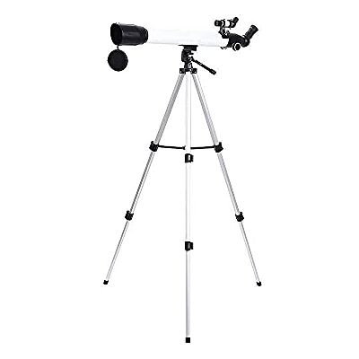 ZCCZJS Télescope astronomique compact pour adultes, débutants et enfants, ouverture de 60 mm, télescope réfracteur astronomique compact avec adaptateur intelligent et trépied Bak4 prisme Fmc pour astronomie ZCCZJS Télescope astronomique compact pour adultes, débutants et enfants, ouverture de 60 mm, télescope réfracteur astronomique compact avec adaptateur intelligent et trépied Bak4 prisme Fmc pour astronomie