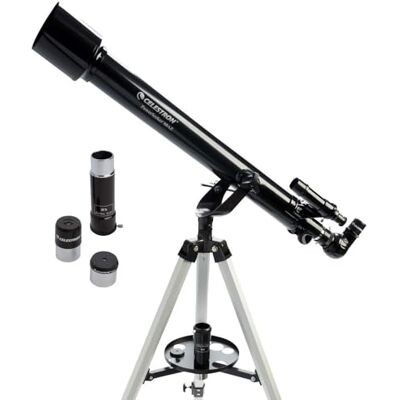 Celestron 21041 PowerSeeker 60AZ Refractor Telescope, Black Celestron 21041 PowerSeeker 60AZ Refractor Telescope, Black