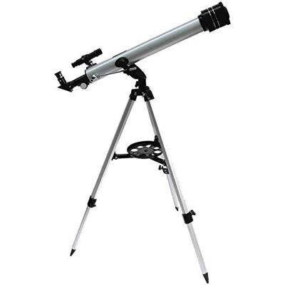 YangRy Télescope astronomique 525 fois à tube unique, télescope réfracteur 60700 pour débutants professionnels observation des étoiles et astronomie, avec trépied en alliage d'aluminium YangRy Télescope astronomique 525 fois à tube unique, télescope réfracteur 60700 pour débutants professionnels observation des étoiles et astronomie, avec trépied en alliage d'aluminium