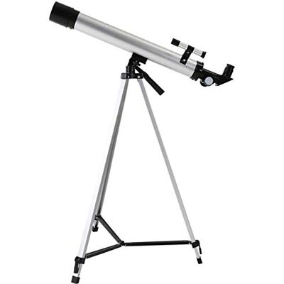 IZFRQMGL Télescope pour enfants et adultes, télescope astronomique réfracteur de 50 mm pour débutants, accessoires télescopiques, oculaire avec trépied, télescope pour observer la lune et les planètes, pour IZFRQMGL Télescope pour enfants et adultes, télescope astronomique réfracteur de 50 mm pour débutants, accessoires télescopiques, oculaire avec trépied, télescope pour observer la lune et les planètes, pour