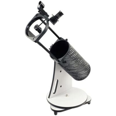 Sky-Watcher Heritage 130mm Tabletop Dobsonian 5-inch Aperture Telescope – Innovative Collapsible Design – Easy to Use, Perfect for Beginners, Black/White (S11705) Sky-Watcher Heritage 130mm Tabletop Dobsonian 5-inch Aperture Telescope – Innovative Collapsible Design – Easy to Use, Perfect for Beginners, Black/White (S11705)