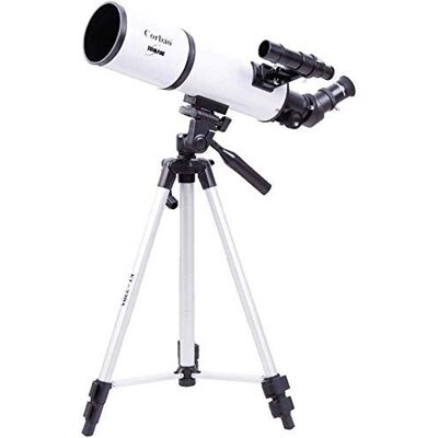 WOWCSXWC Télescope réfracteur portable entièrement revêtu en verre optique idéal pour les débutants 675 fois pratique WOWCSXWC Télescope réfracteur portable entièrement revêtu en verre optique idéal pour les débutants 675 fois pratique