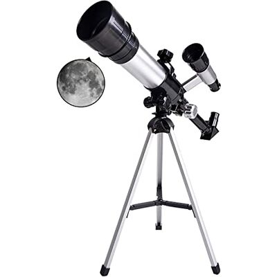 WOWCSXWC Télescope pour enfants débutants, calibre 50 mm, télescope de voyage portable avec trépied, portée pour visualiser la planète, meilleur cadeau pour enfant WOWCSXWC Télescope pour enfants débutants, calibre 50 mm, télescope de voyage portable avec trépied, portée pour visualiser la planète, meilleur cadeau pour enfant