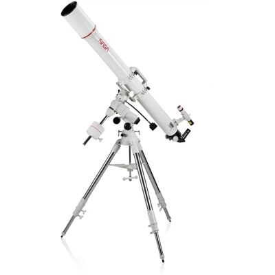 BRESSER ISA Télescope réfracteur 102/1350 Space Exploration EQ4 au look NASA Lune, planètes, Jupiter, Mars, Saturne, extrait Hexafoc, montage EQ4, connecteur T2, adaptateur de téléphone portable BRESSER ISA Télescope réfracteur 102/1350 Space Exploration EQ4 au look NASA Lune, planètes, Jupiter, Mars, Saturne, extrait Hexafoc, montage EQ4, connecteur T2, adaptateur de téléphone portable