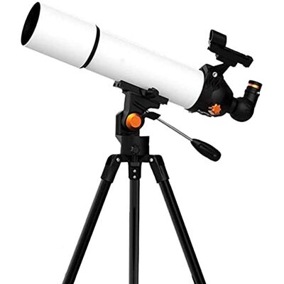 YangRy Télescope pour adulte 500 x 80 mm avec trépied et sac à dos, télescope portable pour enfants et débutants, lunette avec oculaire de 10 mm, 23 mm et miroir monté à 90 degrés YangRy Télescope pour adulte 500 x 80 mm avec trépied et sac à dos, télescope portable pour enfants et débutants, lunette avec oculaire de 10 mm, 23 mm et miroir monté à 90 degrés
