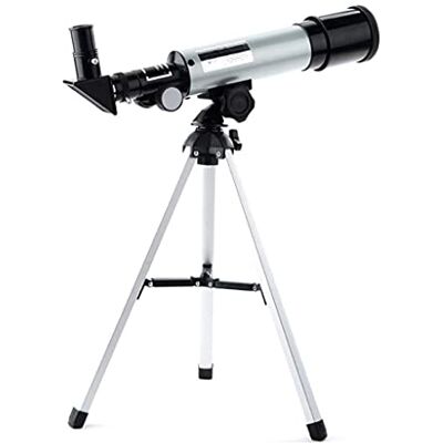 YangRy Télescope astronomique, longueur focale de 800 mm, ouverture 60 mm, télescope monoculaire réfracteur 150x avec trépied pour débutants et enfants YangRy Télescope astronomique, longueur focale de 800 mm, ouverture 60 mm, télescope monoculaire réfracteur 150x avec trépied pour débutants et enfants