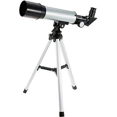 DLAZUM Télescope pour enfants, débutants et adultes, télescope d'extérieur zoom 90x, télescope astronomique de voyage avec trépied 360 x 50 mm DLAZUM Télescope pour enfants, débutants et adultes, télescope d'extérieur zoom 90x, télescope astronomique de voyage avec trépied 360 x 50 mm