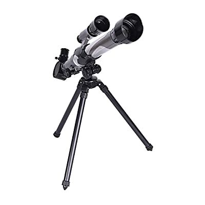 YangRy Télescope pour enfants débutants en astronomie, télescope avec trépied, télescope astronomique réfracteur, télescope de voyage avec 3 oculaires grossissants, cadeaux 2021 YangRy Télescope pour enfants débutants en astronomie, télescope avec trépied, télescope astronomique réfracteur, télescope de voyage avec 3 oculaires grossissants, cadeaux 2021
