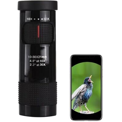 EviKoo Monoculaire de poche portable, télescope à zoom élevé 10-30 x 21, télescope monoculaire de poche, télescope de poche à zoom élevé, télescope de poche à vision claire, télescope étanche portable EviKoo Monoculaire de poche portable, télescope à zoom élevé 10-30 x 21, télescope monoculaire de poche, télescope de poche à zoom élevé, télescope de poche à vision claire, télescope étanche portable