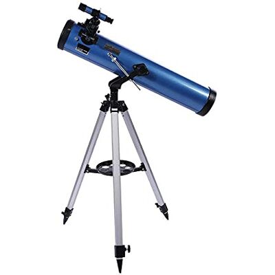 YangRy Télescope pour enfants et adultes débutants, ouverture de 125 mm, télescope à réflexion astronomique de 700 mm, prisme 350 fois, télescope FMC pour astronomie avec trépied pour observer la lune et la YangRy Télescope pour enfants et adultes débutants, ouverture de 125 mm, télescope à réflexion astronomique de 700 mm, prisme 350 fois, télescope FMC pour astronomie avec trépied pour observer la lune et la