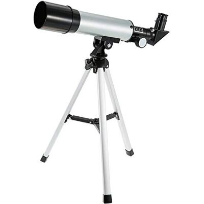 YangRy Télescope pour enfants, débutants et adultes, cadeau Birtay, télescope avec zoom 90x, 360 x 50 mm, télescope astronomique de voyage avec trépied YangRy Télescope pour enfants, débutants et adultes, cadeau Birtay, télescope avec zoom 90x, 360 x 50 mm, télescope astronomique de voyage avec trépied