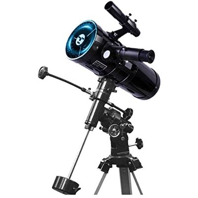 WOWCSXWC Télescope astronomique pour enfants, débutants, adultes, hommes, cadeaux, télescope réfracteur à ouverture de 114 mm, longueur focale de 700 mm, télescope pour enfants avec trépied en acier inoxydable WOWCSXWC Télescope astronomique pour enfants, débutants, adultes, hommes, cadeaux, télescope réfracteur à ouverture de 114 mm, longueur focale de 700 mm, télescope pour enfants avec trépied en acier inoxydable