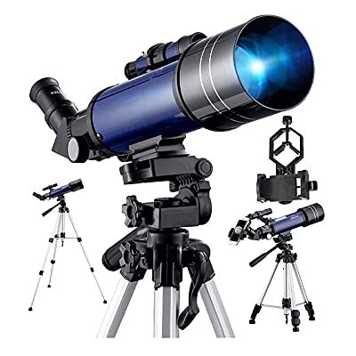 IZFRQMGL Télescope astronomique pour enfants, débutants et adultes, 70 mm avec trépied réglable et lunette de visée Portable IZFRQMGL Télescope astronomique pour enfants, débutants et adultes, 70 mm avec trépied réglable et lunette de visée Portable