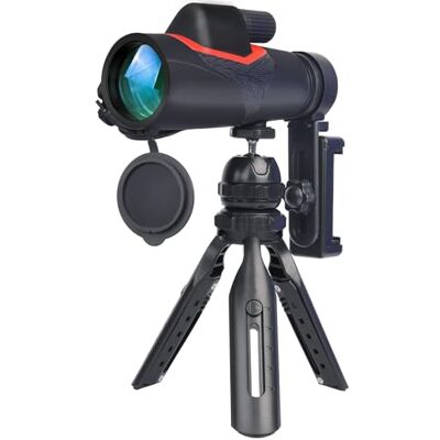 LeGDOr Télescope monoculaire HD professionnel 10 x 42 avec trépied de table, adaptateur pour smartphone, étui de rangement, monoculaire BAK4 transparent, convient pour l'observation des oiseaux, le sport, LeGDOr Télescope monoculaire HD professionnel 10 x 42 avec trépied de table, adaptateur pour smartphone, étui de rangement, monoculaire BAK4 transparent, convient pour l'observation des oiseaux, le sport,