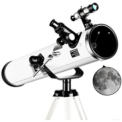 WOWCSXWC Télescope astronomique pour adultes et enfants débutants, réfracteur astronomique, télescope professionnel avec trépied et trouveur, télescopes pour observer la lune et la planète WOWCSXWC Télescope astronomique pour adultes et enfants débutants, réfracteur astronomique, télescope professionnel avec trépied et trouveur, télescopes pour observer la lune et la planète