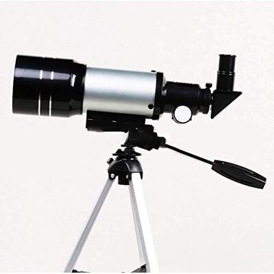 YangRy Télescope pratique pour enfants, adultes, débutants, astronomie, télescope réfracteur pour astronomie, télescope de voyage portable avec trépied, longueur focale 300 mm, jusqu'à 150 fois avec trépied YangRy Télescope pratique pour enfants, adultes, débutants, astronomie, télescope réfracteur pour astronomie, télescope de voyage portable avec trépied, longueur focale 300 mm, jusqu'à 150 fois avec trépied