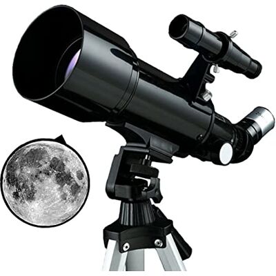 WOWCSXWC Télescope astronomique HD pour enfants et adultes, 400 x 70 mm, astronomie monoculaire pour débutants, télescope d'observation de la lune et des oiseaux, avec trépied WOWCSXWC Télescope astronomique HD pour enfants et adultes, 400 x 70 mm, astronomie monoculaire pour débutants, télescope d'observation de la lune et des oiseaux, avec trépied