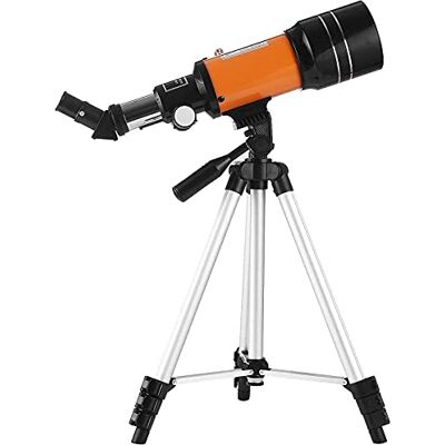 YangRy Télescope monoculaire haute puissance 150X, lunette d'observation astronomique 70 mm avec trépied 5 × 24 filtre lunaire 3X objectif A A YangRy Télescope monoculaire haute puissance 150X, lunette d'observation astronomique 70 mm avec trépied 5 × 24 filtre lunaire 3X objectif A A