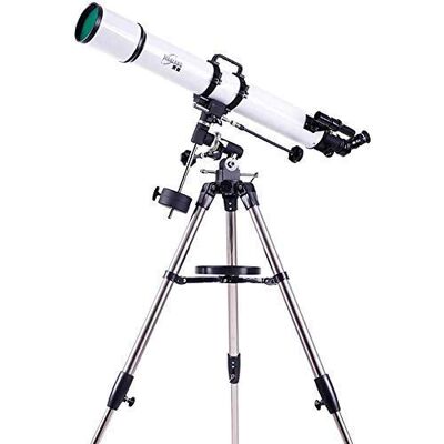 YangRy Télescope pratique, réfracteur astronomique pratique avec trépied, télescope portable pratique pour enfants débutants, miroir 5 x 24, collection de lumière 7 YangRy Télescope pratique, réfracteur astronomique pratique avec trépied, télescope portable pratique pour enfants débutants, miroir 5 x 24, collection de lumière 7
