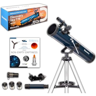 Levenhuk Discovery Sky T76 Telescope with Book in English Levenhuk Discovery Sky T76 Telescope with Book in English