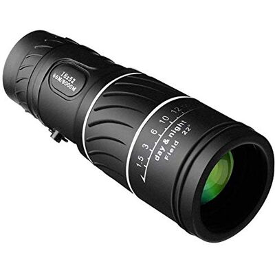 ZCCZJS Télescope portable 16 x 52 haut au-dessus des jumelles monoculaires 66/8000 m en plastique noir pour sports de plein air ZCCZJS Télescope portable 16 x 52 haut au-dessus des jumelles monoculaires 66/8000 m en plastique noir pour sports de plein air