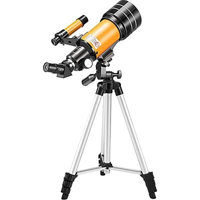 YangRy Télescope monoculaire avec trépied et trépied pour téléphone portable, télescope astronomique étanche 30070 4K 70 mm YangRy Télescope monoculaire avec trépied et trépied pour téléphone portable, télescope astronomique étanche 30070 4K 70 mm