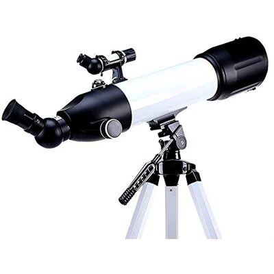 RajoNN Télescope Astronomique Télescopes pour Enfants Débutants Télescope Réfracteur Astronomique 80mm avec Trépied Réglable Oculaire K25/K9mm RajoNN Télescope Astronomique Télescopes pour Enfants Débutants Télescope Réfracteur Astronomique 80mm avec Trépied Réglable Oculaire K25/K9mm