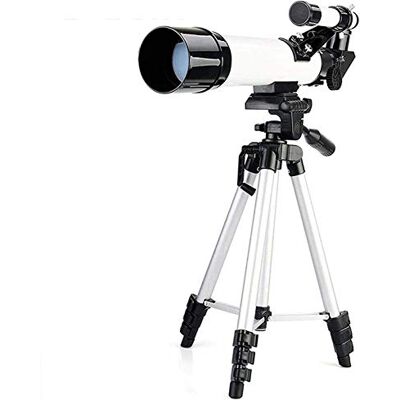 QRTERTYG Jumelles, télescope pour adultes, ouverture de 60 mm, télescope pour débutants, optique entièrement multicouche, réfracteur d'astronomie avec trépied pour intérieur/extérieur QRTERTYG Jumelles, télescope pour adultes, ouverture de 60 mm, télescope pour débutants, optique entièrement multicouche, réfracteur d'astronomie avec trépied pour intérieur/extérieur