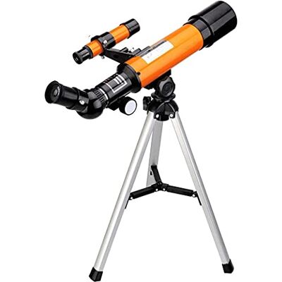 WolFum Télescope astronomique pour enfants, débutant niveau d'entrée 18 fois, télescope à réfraction avec trépied, haute définition monoculaire monoculaire à double usage cadeau pour la journée des enfants WolFum Télescope astronomique pour enfants, débutant niveau d'entrée 18 fois, télescope à réfraction avec trépied, haute définition monoculaire monoculaire à double usage cadeau pour la journée des enfants