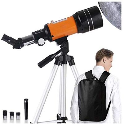 Aioneer Version manuelle, télescope astronomique pour débutants, télescope de voyage portable avec trépied, téléobjectif grand diamètre, espace profond professionnel, télescope réfracteur Aioneer Version manuelle, télescope astronomique pour débutants, télescope de voyage portable avec trépied, téléobjectif grand diamètre, espace profond professionnel, télescope réfracteur