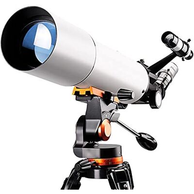 WOWCSXWC Télescope pour adultes et enfants, réfracteur astronomique d'ouverture de 80 mm pour débutants en astronomie, télescope portable de 500 mm avec adaptateur de téléphone WOWCSXWC Télescope pour adultes et enfants, réfracteur astronomique d'ouverture de 80 mm pour débutants en astronomie, télescope portable de 500 mm avec adaptateur de téléphone
