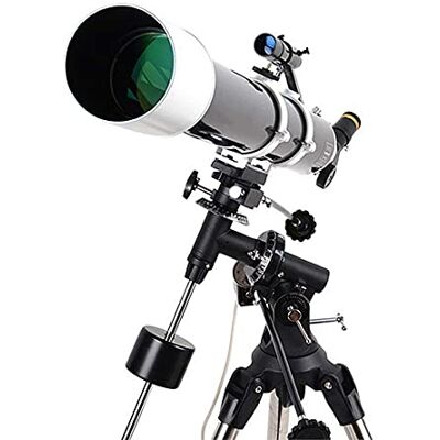 DLAZUM Télescope pour enfants, adultes débutants Télescope d'astronomie Accessoires avec oculaire et trépied Réfracteur astronomique DLAZUM Télescope pour enfants, adultes débutants Télescope d'astronomie Accessoires avec oculaire et trépied Réfracteur astronomique