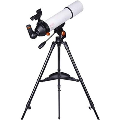 DLAZUM Télescope réfracteur astronomique en alliage d'aluminium de 80 mm avec trépied en acier inoxydable pour enfants, adultes, débutants pour observer la lune et la planète, pour intérieur/extérieur DLAZUM Télescope réfracteur astronomique en alliage d'aluminium de 80 mm avec trépied en acier inoxydable pour enfants, adultes, débutants pour observer la lune et la planète, pour intérieur/extérieur